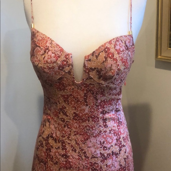 Free People printed pattern Miorca maxi dress NWOT - Picture 4 of 7